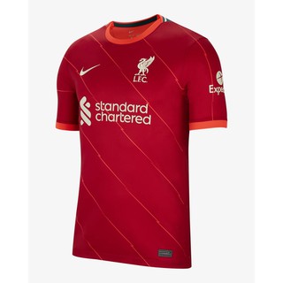 เสื้อบอลสโมสรลิเวอร์พูล แดง Liverpool Home  เกรดAAA 2021/22