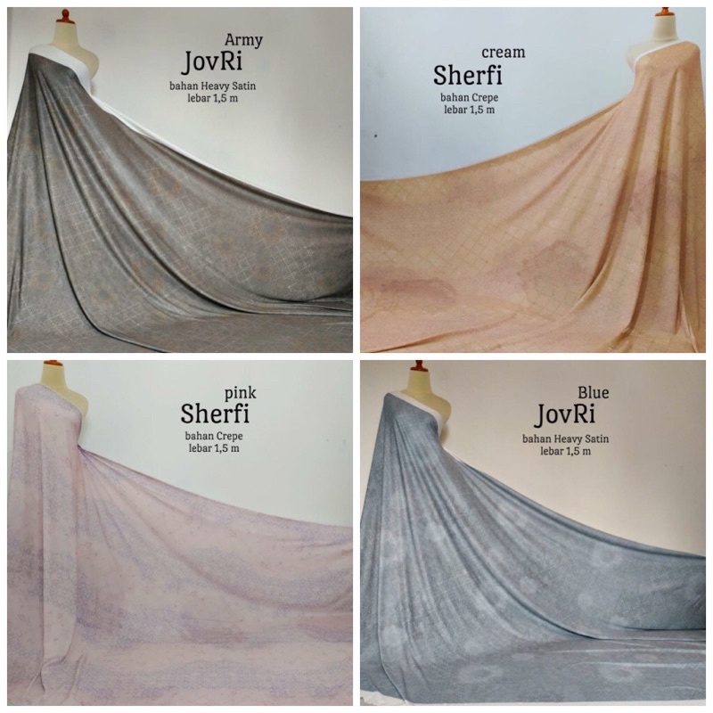 เสื้อผ้า JOVIAN x RIAMIRANDA ดั้งเดิม JOVRI SELENA SHERFI MOTIF