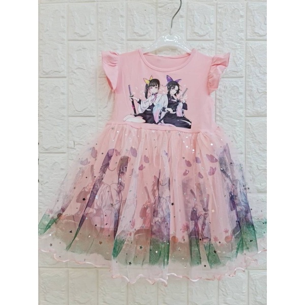 ชุดกระโปรงฟุ้งฟิ้ง2-7ขวบพร้อมส่ง