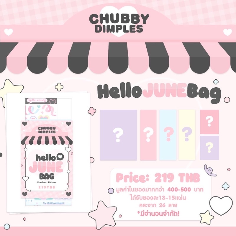 ♡︎ Hello June Bag♡︎ มีเพียง20เซ็ต