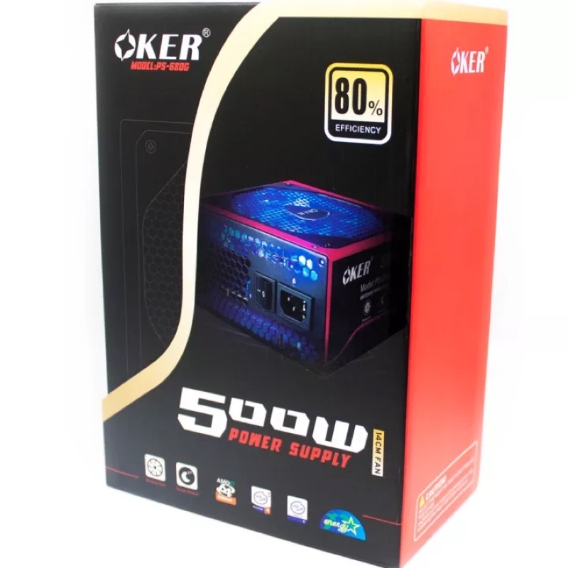 Power supply 500w 80%