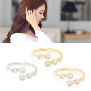 *** แหวนแฟชั่นเกาหลี ปรับขนาดเล็กใหญ่ได้ค่ะ อ made in Korea**