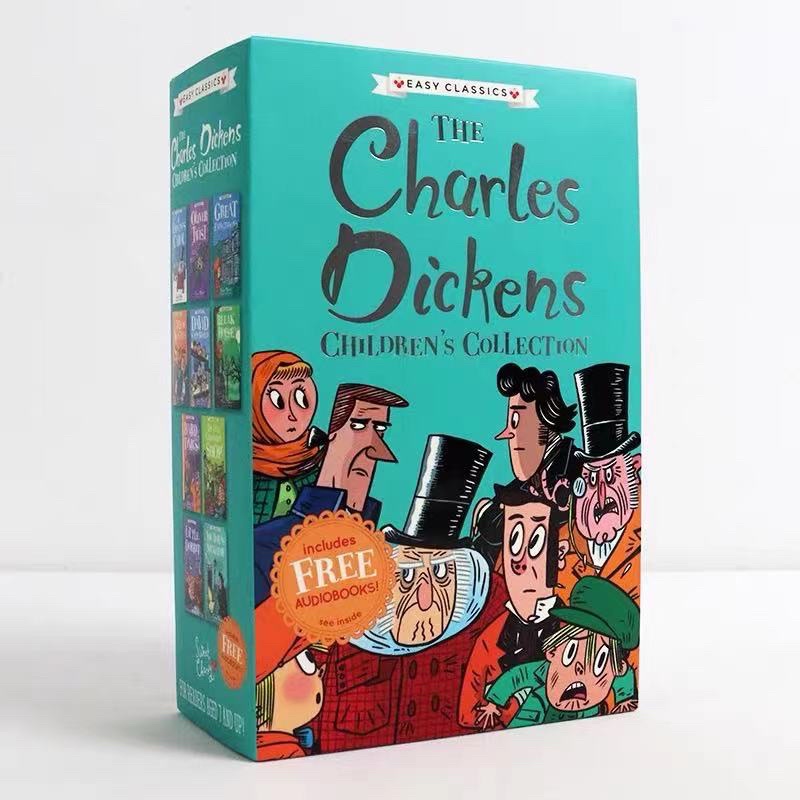 The Charles Dickens Children’s Collection: 10 Book Set Aged7-11,10books รวม​QR​ code สำหรับเสียงฟรี