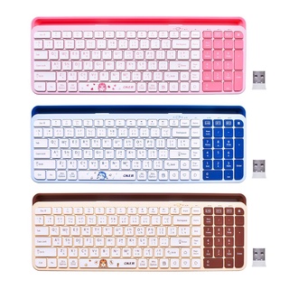 Oker K238 K239 รุ่น Fopato  Keyboard 2.4G+ bluetooth  2 ระบบ สามารถเชื่อมต่อมือถือได้ ทั้ง Androi และ ios Newๆๆ