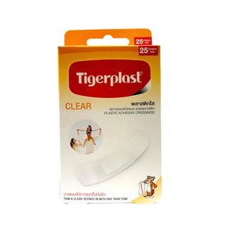 Tigerplast CLEAR พลาสเตอร์ปิดแผล ชนิดพลาสติก