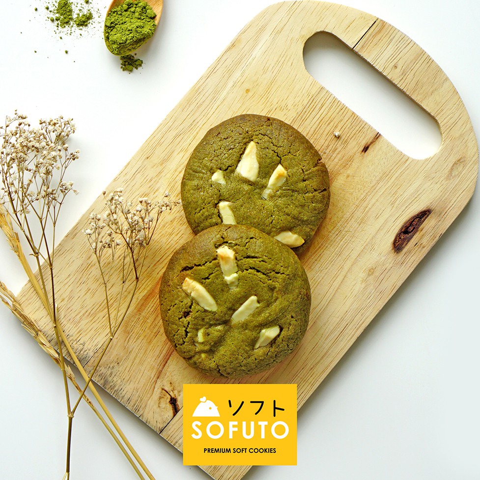 SOFUTO Soft Cookies โซฟุโตะ พรีเมี่ยมซอฟท์คุ้กกี้ คุ้กกี้นิ่ม รส Matcha ชาเขียวญี่ปุ่น ในซองลูกไก่สีเหลืองน่ารัก by Coo