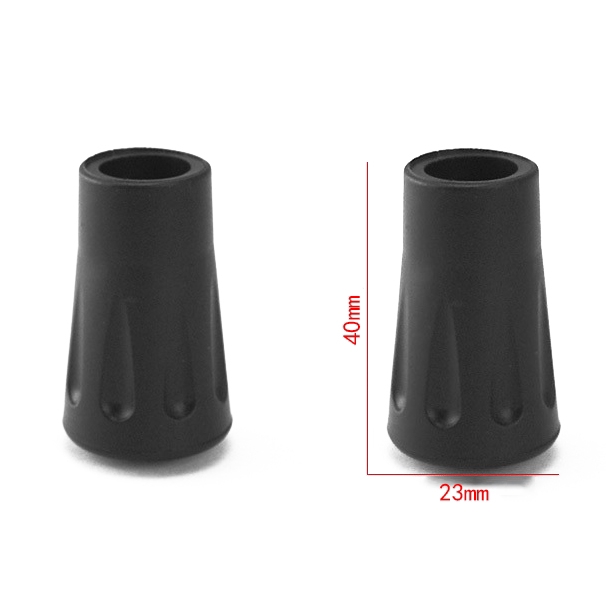 2pcs Trekking pole tips nordic walking stick cane alpenstock mountaineering trail outdoor camping เด
