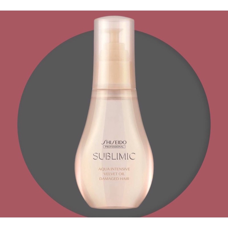 Shiseido Sublimic Aqua Intensive Velvet Oil 100ml ออยล์ ชิเชโด้ ผมแห้งเสีย – โปรปัง