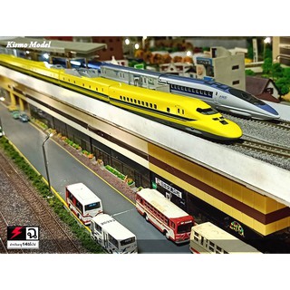 โมเดลรถไฟความเร็วสูง โมเดลรถไฟShinkansen โมเดลรถไฟชินคันเซ็น โมเดลรถไฟ N scale  * มือสอง * รวมหลาย Serie