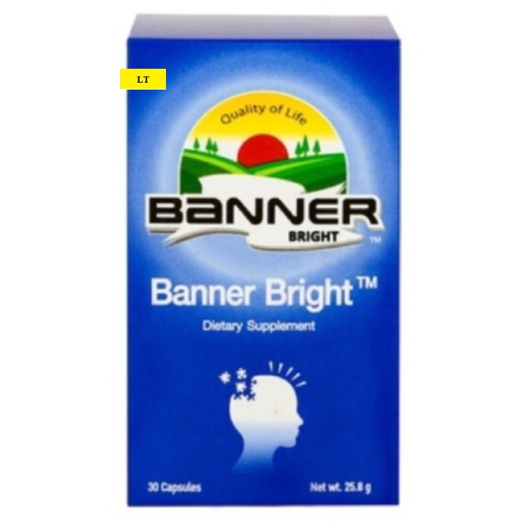 Banner Bright แบนเนอร์ ไบรท์ อาหารเสริม บำรุงสมอง 30 เม็ด