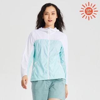 เสื้อแจ็คเก็ตกันแดด รุ่น MH 500 (สีเขียว MINT) QUECHUA