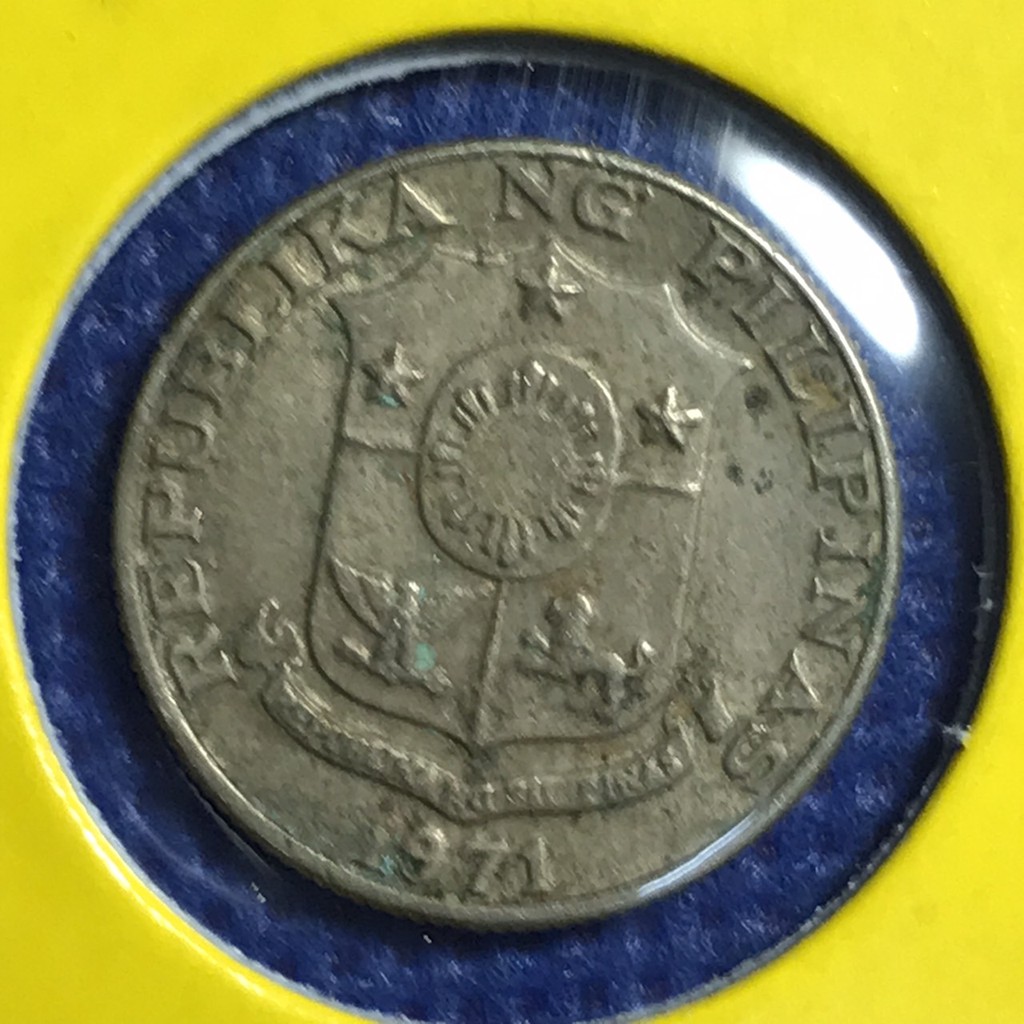 No.14461 ปี1971 ฟิลิปปินส์ 10 SENTIMOS เหรียญเก่า เหรียญต่างประเทศ เหรียญสะสม เหรียญหายาก ราคาถูก