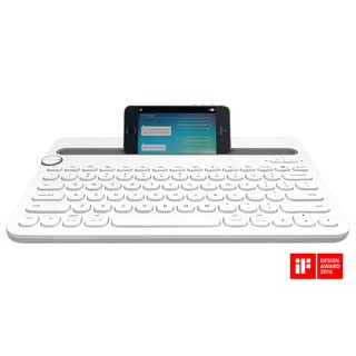 Bluetooth multi-device keyboard  K480 คีย์บอร์ดตั้งโต๊ะแบบไร้สายสำหรับคอมพิวเตอร์ แท็บเล็ต และสมาร์ทโฟนของคุณ