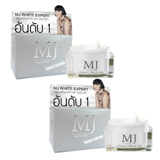 MJ Plus White Expert Miracle White for skin cream สูตรใหม่ริ้วรอย 30 g. 2กล่อง