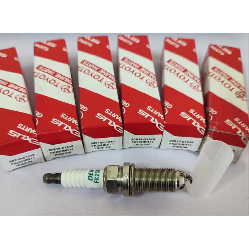 FK20HBR11 - Toyota Mark X GRX120 GRX130 04-16 ปลั๊กหัวเทียน Toyota Iridium - 90919-01249- 6 Biji
