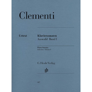 CLEMENTI SELECTED PIANO SONATAS – VOLUME I (1768-1785) Piano Solo (HN317)