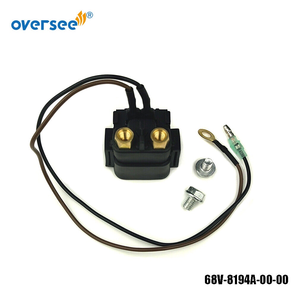 68V-8194A-00-00 รีเลย์สตาร์ทโซลินอยด์สําหรับ Yamaha Outboard 68N-8140 68V8194A000