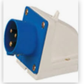 ปลั๊กตัวผู้ติดผนัง16A ,32A  2P+220-240VAC,16A ,32A 3P+380-415VAC ,16A ,32A 3P+N+380-415VAC