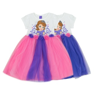 Sofia the first Girl Dress - ชุดกระโปรงเด็ก เจ้าหญิงโซเฟีย สินค้าลิขสิทธ์แท้100% characters studio