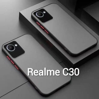 ส่งจากไทย เคสมือถือ Case For Realme C30 / C30S ขอบสีผิวด้าน เคสกันกระแทก ขอบนิ่มหลังแข็ง REALME