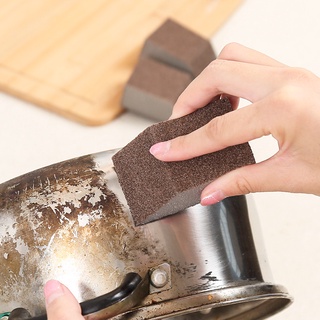 Sponge Magic Eraser Carborundum Removing Rust Cleaning Brush Descaling Emery Clean Rub for Cooktop Pot Kitchen Tools Gadgets