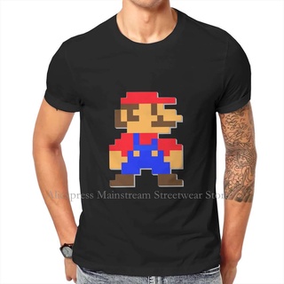 ราคา เสื้อยืดลําลอง แขนสั้น พิมพ์ลาย Super Mario Bitcoin Pixel Mario Nft ใส่สบาย ดีไซน์ใหม่S-5XL