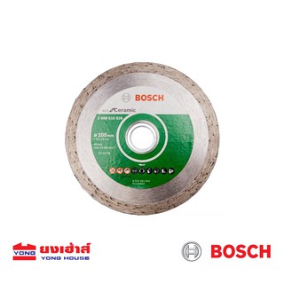 Bosch ใบตัดเพชร รุ่น Eco Ceremic ขนาด 4นิ้ว (105มิล)  ตัดน้ำ (ไม่มีร่อง)2608615026 ใบตัด แผ่นตัดเพชร B 6949509223173