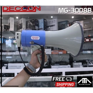 DECCON MG-3008U MEGAPHONE เมกะโฟน โทรโข่งอัดเสียงได้ โทรโข่ง 70วัตต์ 9นิ้ว MG-3008U โทรโข่ง