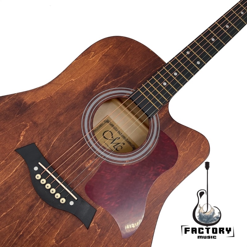 กีตาร์โปร่ง |กีตาร์โปร่งไฟฟ้า MC C-402 ขนาด 41 นิ้ว ทรง DC งานสีเคลือบด้าน 💥มีเก็บปลายทางw - รูปที่ 4