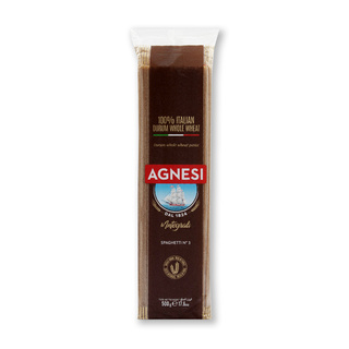 🔥 HOT🔥 แอคเนซี สปาเก็ตตี้ อินทีกราลี่ 500 กรัม AGNESI Spaghetti Integrali 500 g