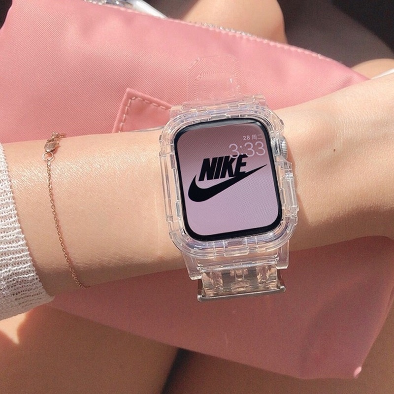 สายนาฬิกาข้อมือซิลิโคนสําหรับ Apple Watch Band