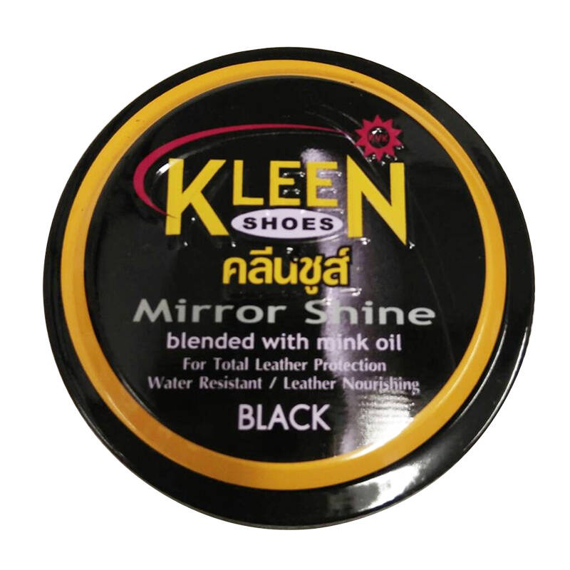 Kleen Shoes คลีนชูส์ ที่ขัดรองเท้าสีขาว ดำ น้ำตาล คละแบบ คละสีได้ ใช้ได้ทั้งหนังและผ้าใบ น้ำยารองเท้า