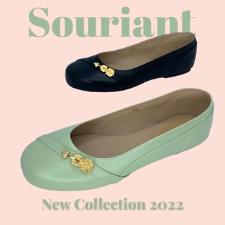 Souriant  No.001-9-6รองเท้าคัดชูหัวกลมใส่สบายเท้าไม่อึดอัด ใหญ่แท้ใหญ่จริงต้องซูริออง’