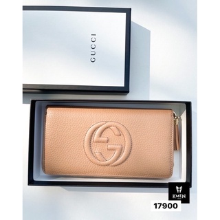 New Gucci soho zippy wallet  พร้อมส่ง