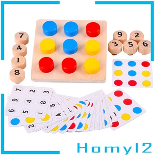 [Homyl2] เกมของเล่น Montessori จับคู่สีของเล่นเสริมการเรียนรู้เด็ก