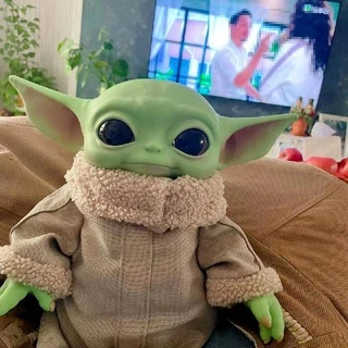 ตุ๊กตาฟิกเกอร์ Star Wars Yoda The Grogu Pvc ขนาด 28 ซม. ของเล่นสําหรับเด็ก