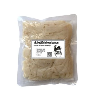 MOKI เส้นใหญ่โอ๊ตไฟเบอร์ผสมบุก พร้อมทาน 100กรัม (FK0207-1) เส้นบุก บุกเพื่อสุขภาพ คีโต คลีน เจketo Oat Fiber With Konjac