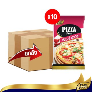 [ราคาพิเศษ]เพียวฟู้ดส์ ซอสพิซซ่า(Pizza sauce) 1,000G (10 ถุง) พิซซ่า ซอส ซอสพิซซ่า  ซอสพิซซ่าสำเร็จรูป เบเกอรี่ ขนมอบ