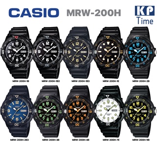 Casio นาฬิกาข้อมือผู้ชาย กันน้ำ 100m สายเรซิน รุ่น MRW-200H ของแท้ประกันศูนย์ CMG