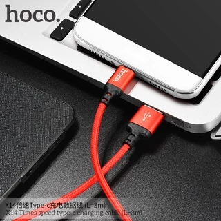 สายชาร์จ 1m/2m/3m Hoco X14 Speed Charger ยาว 1-3 เมตร สำหรับ L/Micro USB/Type C