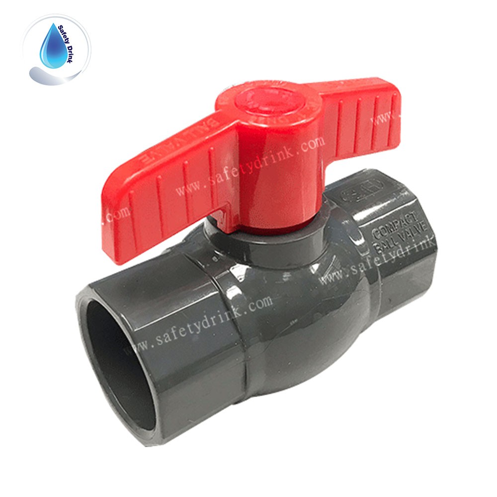 SafetyDrink COMPACT BALL VALVE UPVC 1" CNS