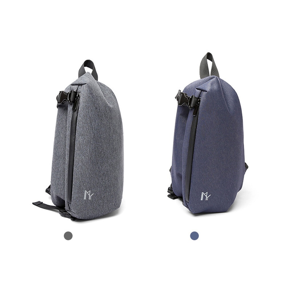 NY09 กระเป๋าสะพายข้าง กระเป๋าคาดอก ยี่ห้อ My ผ้า oxford มี 3 สีให้เลือก คือ สีดำ สีเทา และสีน้ำเงิน (MO&amp;Y)
