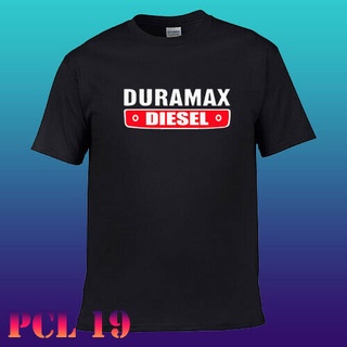 เสื้อยืดครอปGILDAN เสื้อยืด พิมพ์ลายกราฟิกโลโก้ Duramax Diesel สไตล์โกธิค เหมาะกับของขวัญฮาโลวีน สําหรับผู้ชายS-5XL