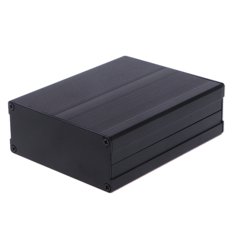 Nevada กล่องอลูมิเนียมอิเล็กทรอนิกส์ DIY ขนาด 120x97x40 มม. สีดํา