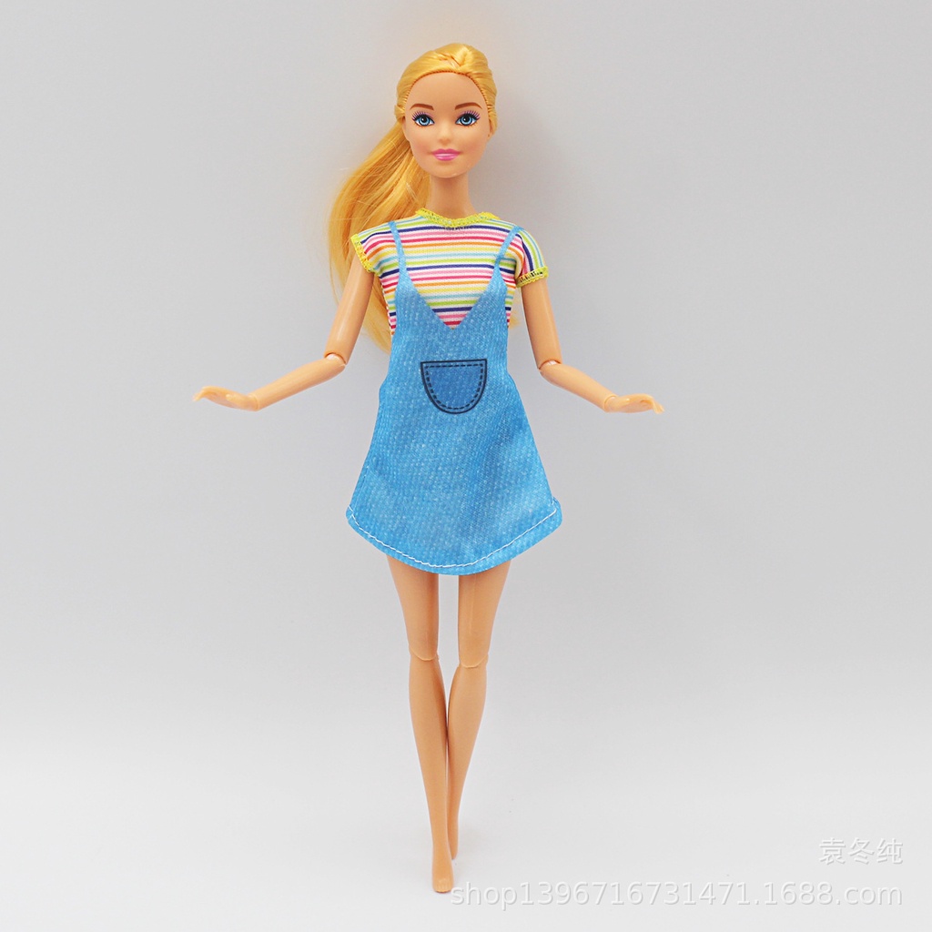 [DIY] เสื้อผ้าตุ๊กตาบาร์บี้ 30 ซม. ชุดแฟชั่น กระโปรงเปิดประทุน หลายเสื้อผ้า ของเล่นเด็กผู้หญิง - รูปที่ 2