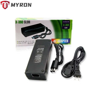 MYRON Compatible Console Charger Efficient Power Supply Cord for XBox 360 SLIM Console Game|Accessories EU Plug/US Plug/UK Plug Safe Powerful AC Adapter