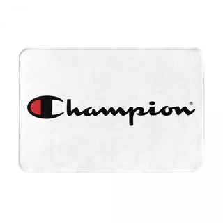 Champion (2) พรมเช็ดเท้า ผ้าสักหลาด กันลื่น ดูดซับน้ํา แห้งเร็ว 16x24 นิ้ว สําหรับห้องน้ํา พร้อมส่ง