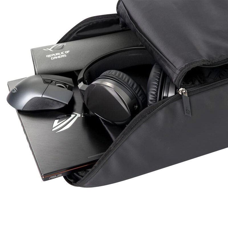 ROG BP1500 Gaming Backpack ประเทศของนักเล่นเกมสามารถถือแล็ปท็อปขนาด 15.6 นิ้ว 17.3 สีดำ BP1501