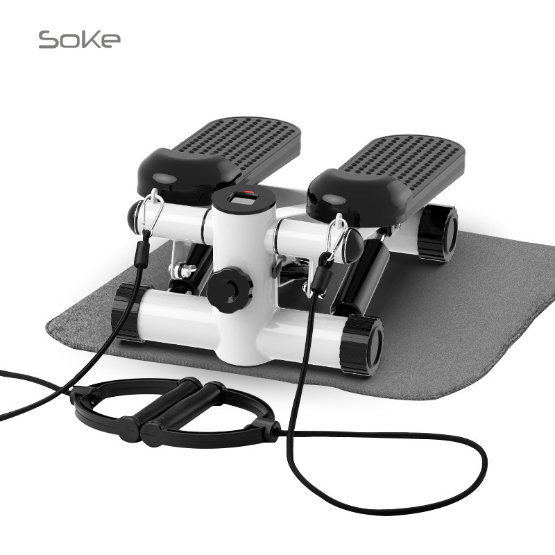 SOKE Mini Stepper เครื่องบริหารต้นขา เอว น่อง แบบสเต็ป เครื่องออกกำลังกาย มาพร้อมสายแร