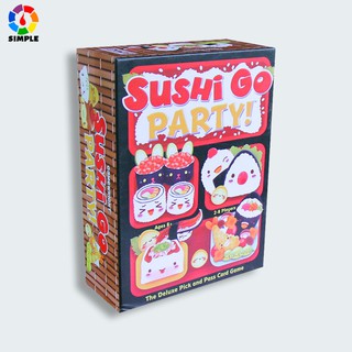 Sushi Go Board Game - Sushi Go : Party Board Game - บอร์ดเกม ซูชิโก